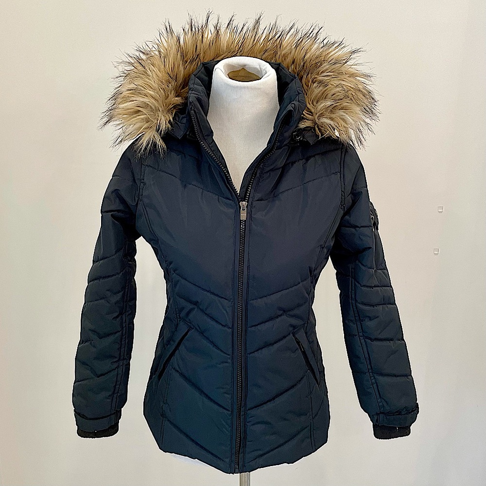 DKNY - Fur Hooded Jacket